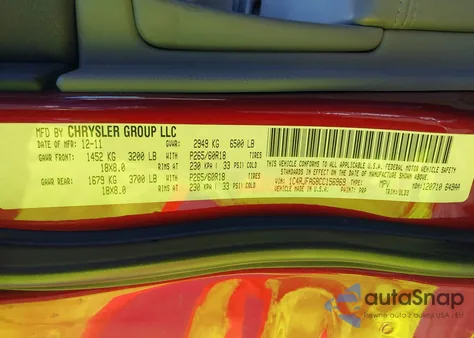 2012 Jeep Grand Cherokee Laredo from USA, damaged, VIN 1C4RJFAG8CC156969